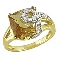14k Yellow Gold Citrine Ring