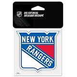 New York Rangers 4x4 Die Cut Decal
