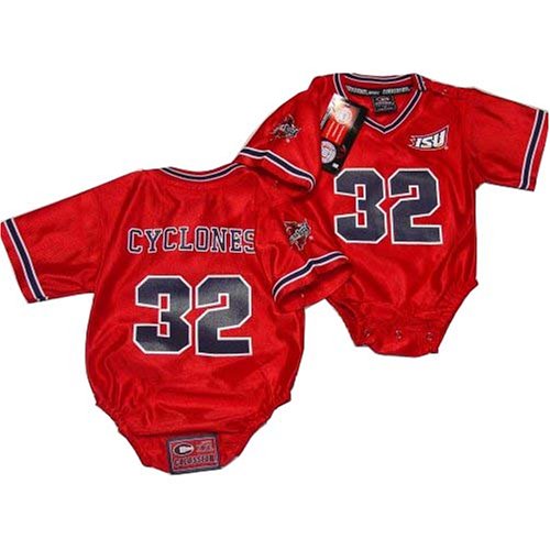 Buy Iowa State University Cyclones NCAA Football Infant baby Onesie Jersey Small 3-6 months #2 by Colosseum