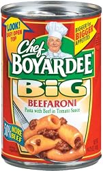 Chef Boyardee Big Beefaroni, 14.75-Ounce Cans (Pack of 24)
