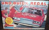 #2205 Monogram Uno Buick Regal Grand National Race Car 1/24 Scale Plastic Model Kit,Needs Assembly