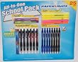 Papermate All-in-one School Pack with Erasers, Highlighters, Mechanical Pencils and Pens 25 Count