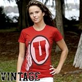 My U Utah Utes Ladies Crimson Gigantor Vintage T-shirt