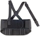 ProFlex 1600 Standard Elastic Back Support Belt, Black, Large