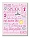 The Kids Room by Stupell The Itsy Bitsy Spider Nursey Rhyme on Pink Background Rectangle Wall Plaque