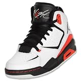NIKE Jordan SC2 Kids Basketball Shoes, White/Black/Challenge Red