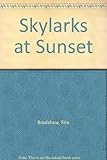 Skylarks at sunset