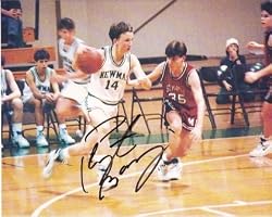 Peyton Manning Signed High School 8x10 Basketball