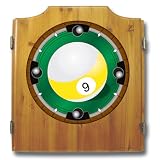 9-Ball Dart Cabinet includes Darts and Board