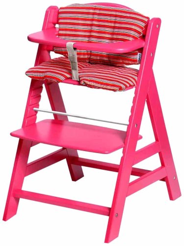 Hauck 668115 - Hochstuhleinlage 2teilig Multicolor rot