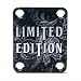 Custom Shop Guitar Neck plate Limited Edition Paisley -Fits Strat /Tele / Bass