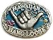 HANG LOOSE HAWAII Belt Buckle Hawaiian Islands Maui