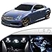 9 pcs Super White LED SMD Dome Map Interior Light Kit For Infiniti G35 Coupe