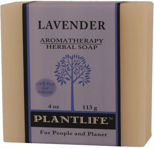 Lavender 100% Pure & Natural Aromatherapy Herbal Soap- 4 oz (113g)