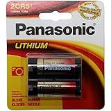 Panasonic 6-Volt Photo Lithium Cylinder Battery (2CR5MPA1B) (2CR-5MPA1B)