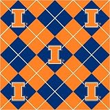 Collegiate Fleece University of Illinois Argyle