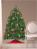 RoomMates RMK1203GM Build A Christmas Tree Peel & Stick Appliques