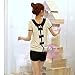 ETOSELL Lady Peter Pan Collar Chiffon T-Shirt Korean Chic Women Lace Blouse