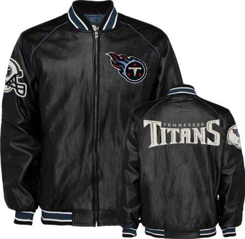 Tennessee Titans Faux Leather Varsity Jacket
