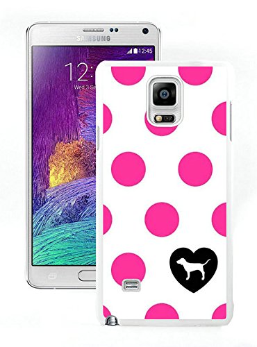 Note 4 Case Custom Design Victoria's Secret Love Pink 22 Phone Cover Case for Samsung Galaxy Note4 N910 White