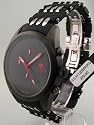 MENS CROTON STEEL CHRONO WATCH CC311205BKRD