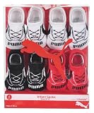Puma Boys 4-Pack Sneaker Low-Cut Socks (Size 0-12M) - white/multi, 0 - 12 months