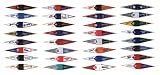 MLB Baseball Mini Pennant Sticker Flags - Set of 32