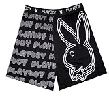 Black Playboy Boxer Shorts for men