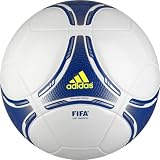 Adidas Fifa 2012 Top Training Nfhs (Tsbe) Ball (White, Cobalt Blue, Metallic Silver/ Lemon Peel)