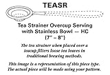 IMAGE OF Gorham Old French (Sterling,1905,No Monograms) Tea Strainer Overcup Serving-Stainless Bowl HC, Sterling Silver