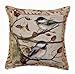 Simply Home Autumn Chickadee Tapestry Toss Pillow USA Made SKU: PTP869