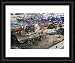 Kitchen & Housewares : Boatbuilding in the fishing harbour - Framed Print 10x8 (25x20cm) by Robert Harding