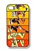 Apple iPhone 4 4G 4S Naruto Uzumaki Anime BLACK Sides Slim HARD Case Skin Cover Protector Accessory