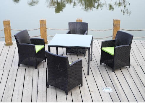 Palm Beach Dining Table Patio Set