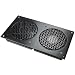 AC Infinity AI-CFD120BA Dual 120 Quiet Cabinet Fan Kit, for Home Theater AV Amplifier Media Cooling, Black