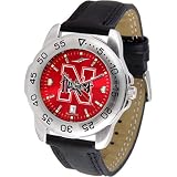 Nebraska Cornhuskers NCAA AnoChrome Sport Mens Watch (Leather Band)
