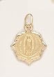 10 Kt Gold Religious Medals - Our Lady of Guadalupe - Sacred Heart of Jesus - Premium Box