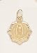 10 Kt Gold Religious Medals - Our Lady of Guadalupe - Sacred Heart of Jesus - Premium Box