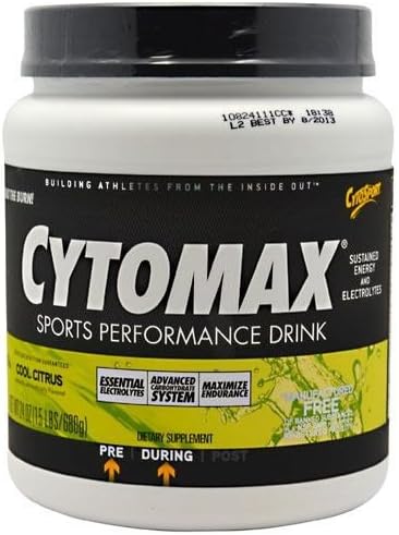 CytoMax Sports Performance Drink Mix - 1.5lbs - COOL CITRUS
