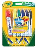 Crayola Flip-Top Washable Markers pack of 6