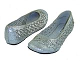 SM New York, Steve Madden, Grenita Womens Flats Size 7 Silver