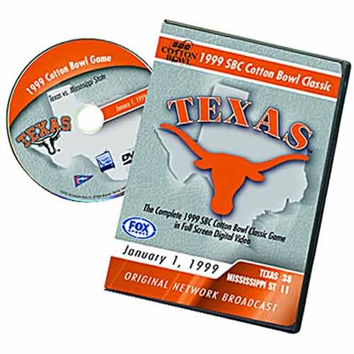 Texas Longhorns 1999 Cotton Bowl V Mississippi St. Bulldogs Dvd
