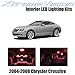 XtremeVision Chrysler Crossfire 2004-2008 (6 Pieces) Red Premium Interior LED Kit Package + Installation Tool