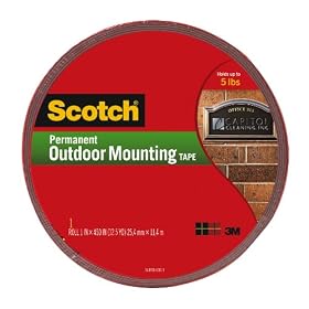 Scotch® Interior/Exterior Mounting Tape 4011-Long, 1 Inch x 450 Inches
