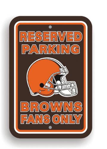 NFL Cleveland Browns Plastic Parking Sign
