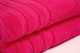 SuperSoft Cotton Bath Sheet. Colour. Fuchsia.