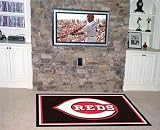 Fanmats Cincinnati Reds 4'x6' Rug - Cincinnati Reds One Size