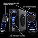 GOgroove BassPULSE 2.1 Stereo Speaker Sound System with Powered Subwoofer for Desktops , Laptops , Tablets , MP3 Players , Home Theater & More!