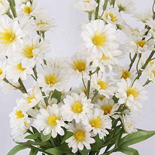Lot of 12 White Explosion Models Sticks Landing Small White Daisies European Artificial Plants 42084032110