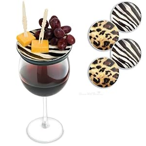 Call of the Wild Wine Glass Appetizer Plates